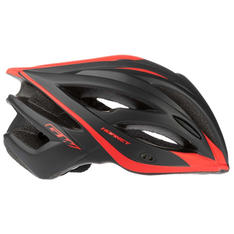 Casco Hornet MTB Negro Mate Rojo Mate