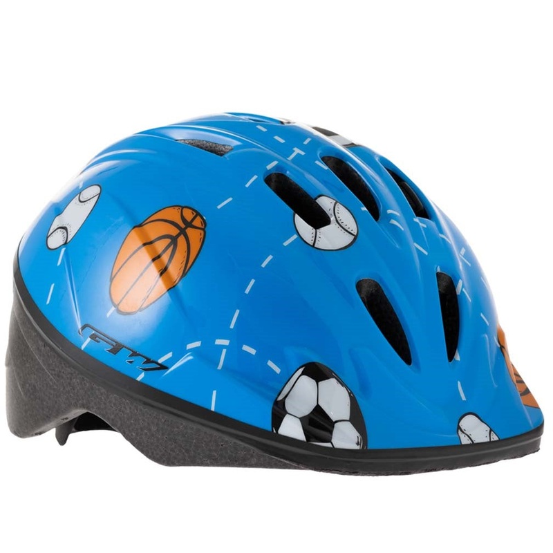 Casco Infantil N1 Azul Balones