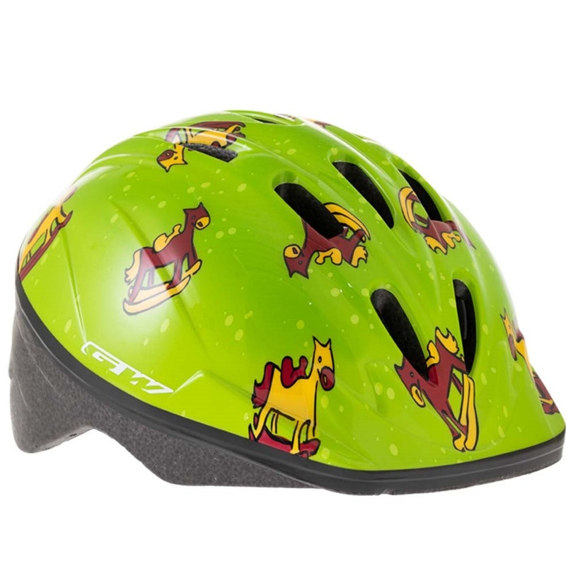 Casco Infantil N1 Verde Caballo