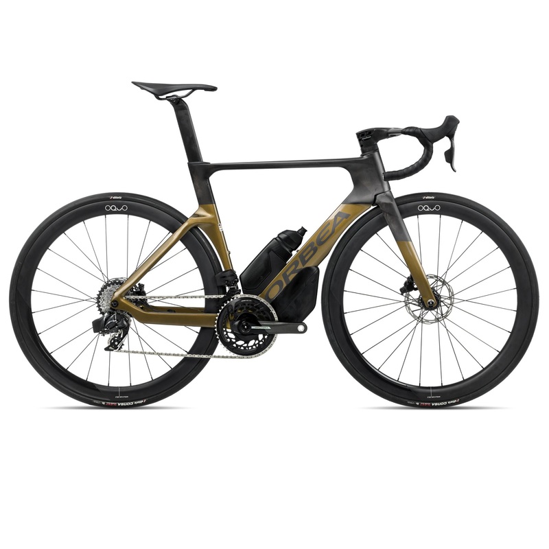 2025 Orbea ORCA AERO M21eLTD Racing ROAD BIKE - 53cm, Olive Green (Gloss) - Carbon Raw (Matte)