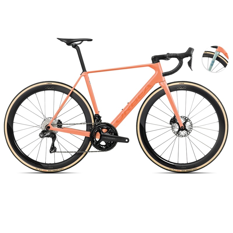 2025 Orbea ORCA M20iLTD Racing ROAD BIKE - 53cm, Orange Cloud (Matte) - Stone Blue (Matte-Gloss)
