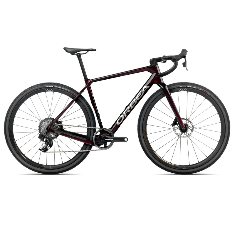 2025 Orbea TERRA M21eTEAM 1X Gravel ROAD BIKE - XX-Large, Wine Red Carbon View (Gloss)