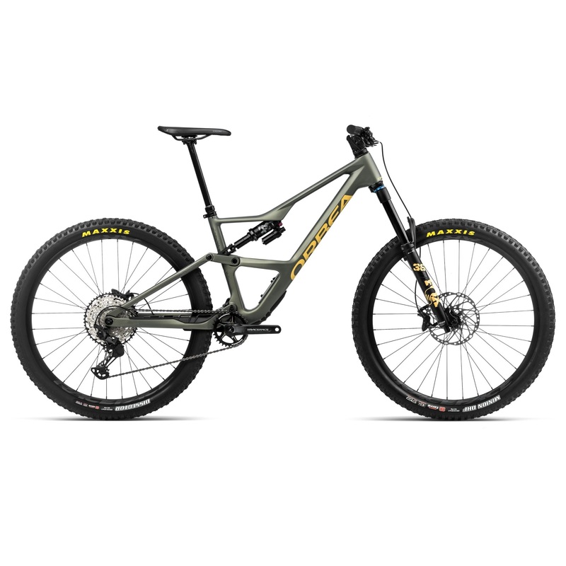 2024 Orbea OCCAM LT M30 Trail Mountain Bike - Medium, Spaceship Green - Corn Yellow (Matte)