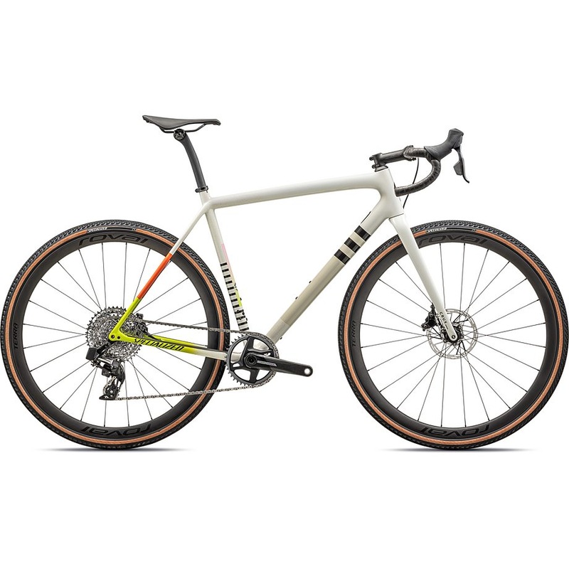 2024 Specialized CRUX PRO BIKE - 61cm, GLOSS DUNE WHITE BIRCH CACTUS BLOOM SPECKLE
