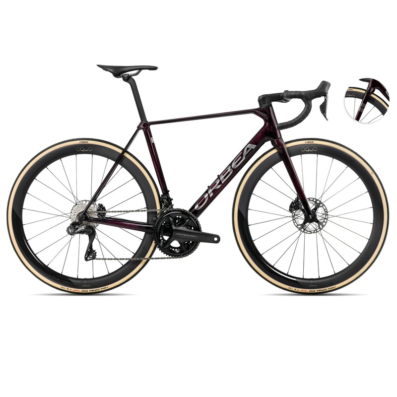 2025 Orbea ORCA M20iLTD Racing ROAD BIKE - 57cm, Wine Red Carbon View-Titanium (Gloss)