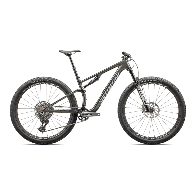 2024 Specialized EPIC 8 Expert Mountain Bike - X-Large, Gloss Carbon/Black Pearl White