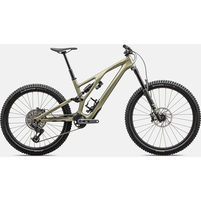 2024 Specialized Stumpjumper EVO Expert 29" Carbon Mountain Bike - S1, SATIN METALLIC SPRUCE / DARK MOSS GREEN