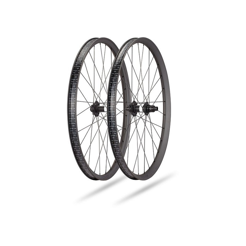 2024 SPECIALIZED TRAVERSE HD 350 29" 6B BOOST 28H Front Wheel - Satin Carbon/Gloss Black