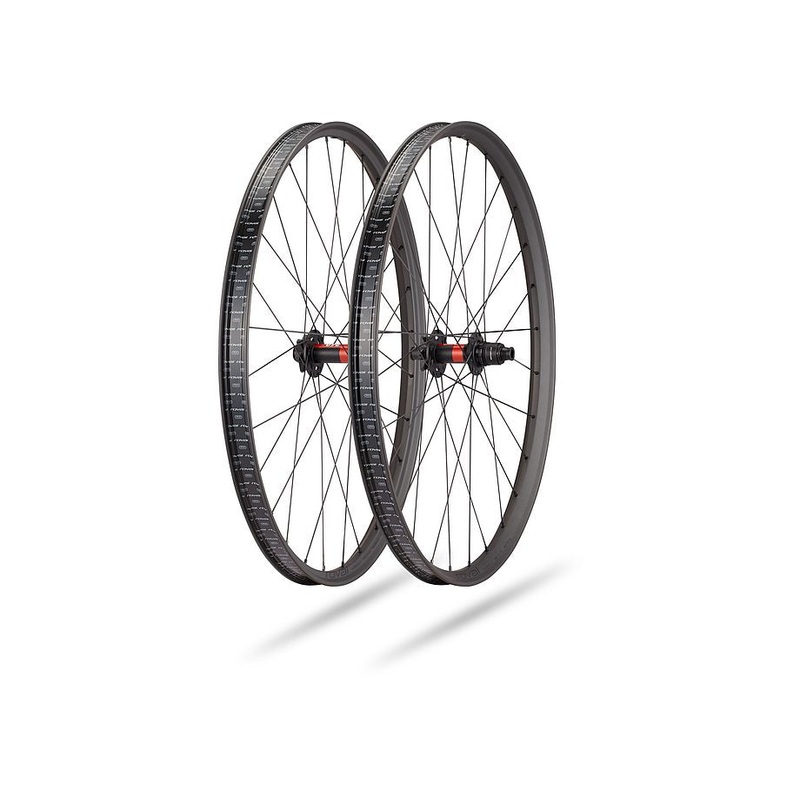 2024 SPECIALIZED TRAVERSE SL 240 II 29" 6B BOOST FRONT WHEEL - SATIN CARBON/GLOSS BLACK