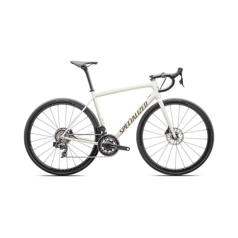 2025 SPECIALIZED AETHOS PRO ETAP BIKE - 61, GLOSS BIRCH / GOLD PEARL RADIAL FADES / BURNT GOLD METALLIC