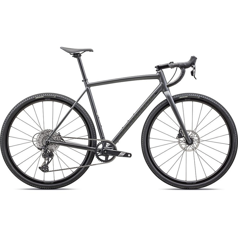 2025 Specialized Crux DSW Comp Gravel Bike - 49cm, Satin Smoke/Oak Green