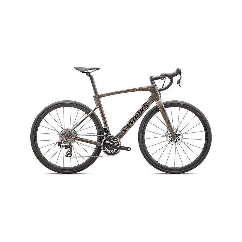 2025 Specialized ROUBAIX S-Works ETAP BIKE - 49, Gloss Taupe/Gunmetal Strata/Charcoal