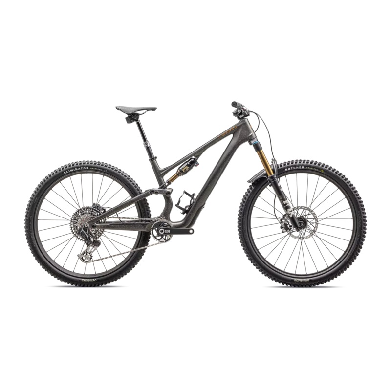 2025 Specialized S-Works Stumpjumper 15 29" Bike - S3, Satin Gunmetal / Clay / White Mtn / Dove Grey / Gloss Bronze