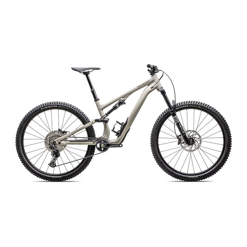 2025 Specialized Stumpjumper 15 Alloy 29/27.5" Mountain Bike - S2, Gloss White Mountains / Dark Moss Green