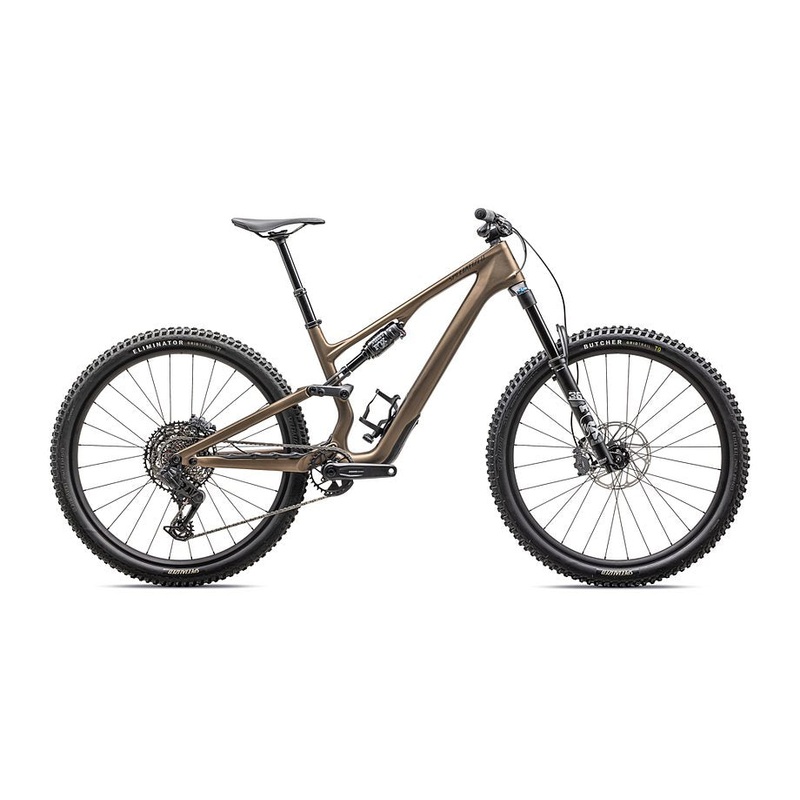 2025 SPECIALIZED STUMPJUMPER 15 COMP BIKE - S1, SATIN BURNT GOLD / GUNMETAL