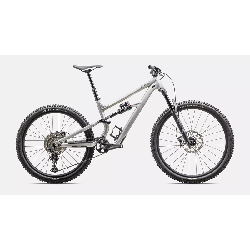 Specialized Status 2 140 Complete Mountain Bike - S3, Satin Aluminum / Obsidian