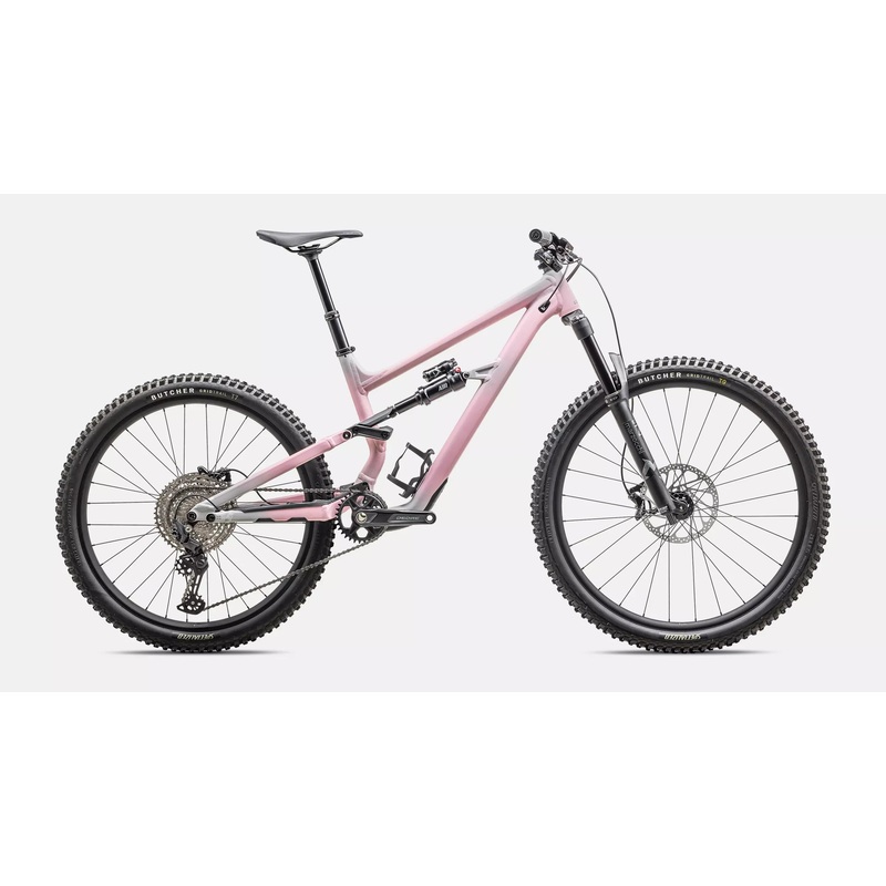 Specialized Status 2 140 Complete Mountain Bike - S5, Satin Cool Grey / Desert Rose / Black