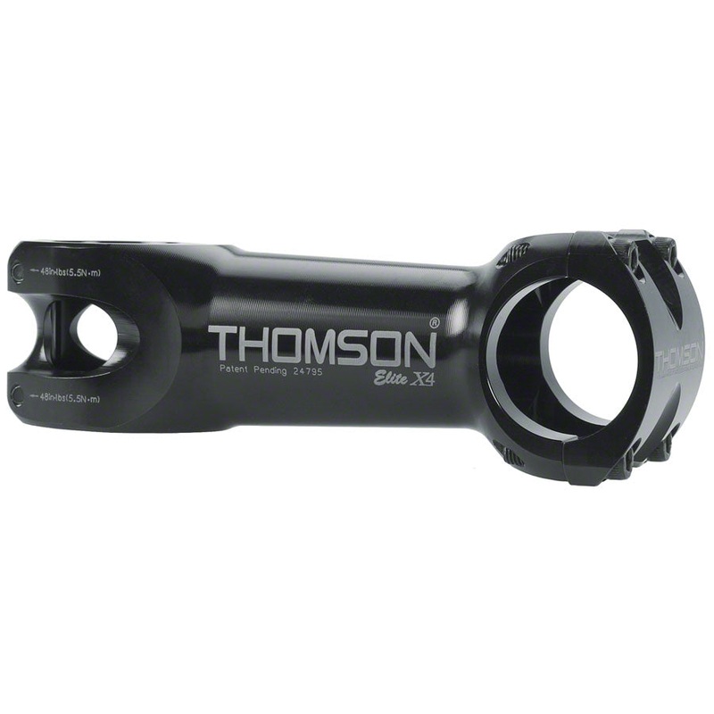 Thomson Elite X4 Mountain Stem - 100mm, 31.8 Clamp, +/-10, 1 1/8", Aluminum, Black