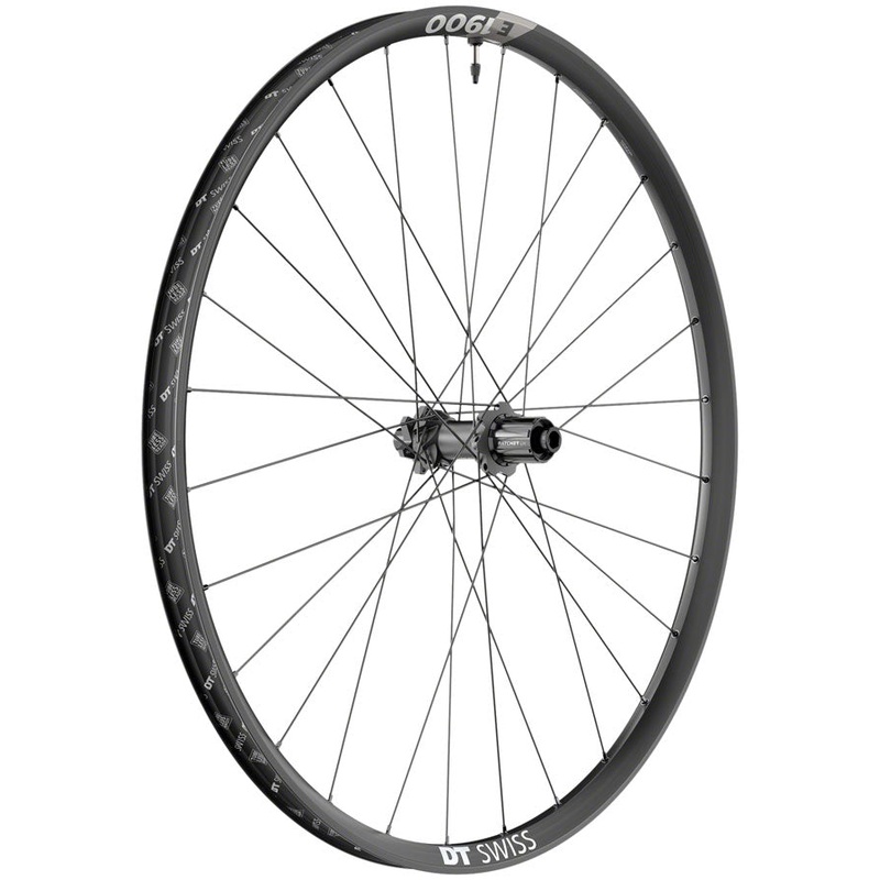 DT Swiss E 1900 Spline 30 Rear Wheel - 29", 12 x 148mm, 6-Bolt, HG 11 MTN, Black