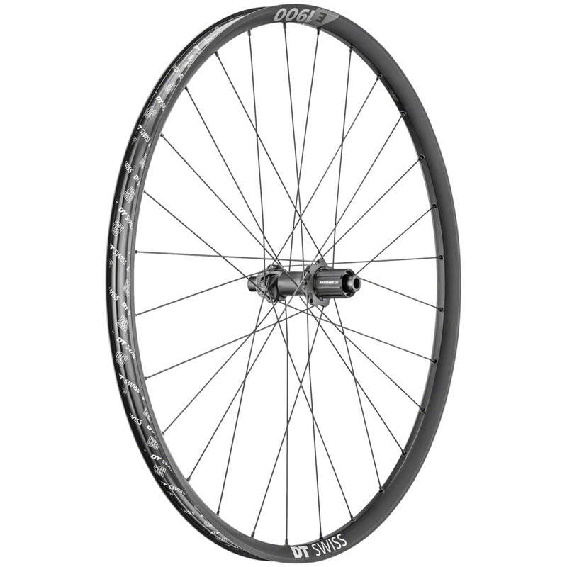 DT Swiss E 1900 Spline 30 Rear Wheel - 29", 12 x 148mm, Center-Lock, HG 11 MTN, Black