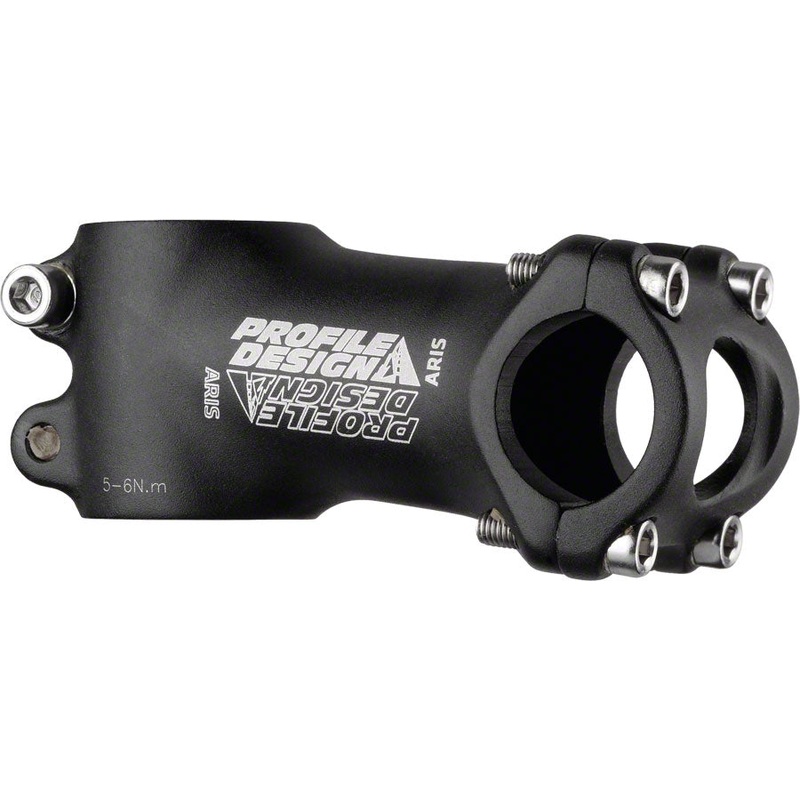 Profile Design Aris Stem - 60 mm, 31.8 Clamp, +/-7, 1 1/8", Aluminum, Black