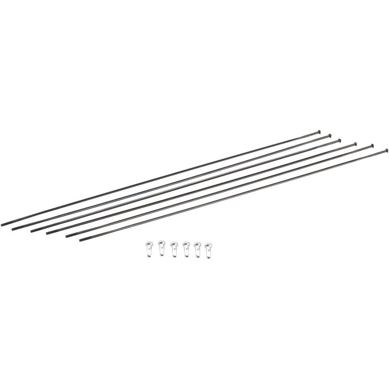 DT Swiss ER1600 DiCut 21 DB Spoke Kit: Front & Rear Black