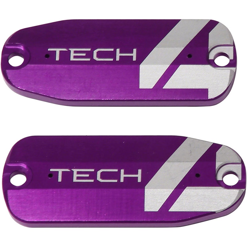 Tech 4 Brake Lever Reservoir Lid - Purple Pair