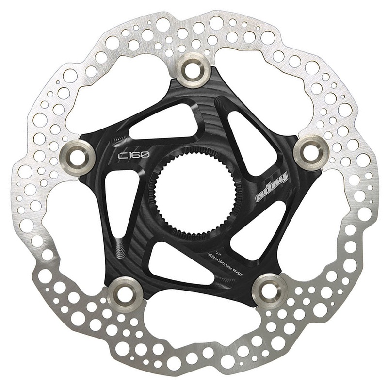 MTB Floating Centre-Lock Disc Brake Rotor - 220mm Center-Lock Black
