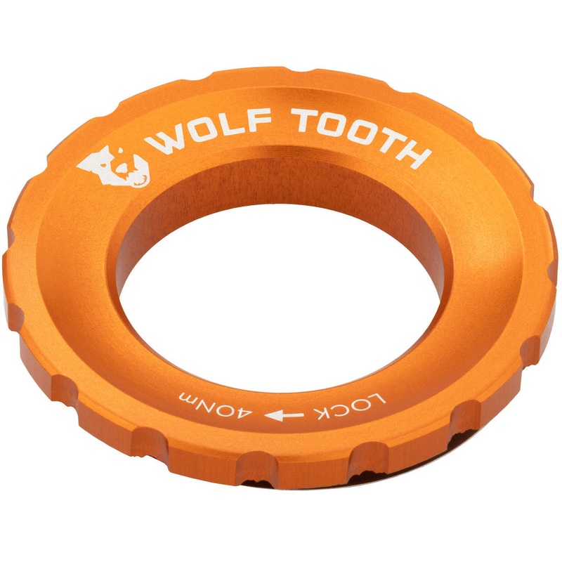 CenterLock Rotor Lockring - External Splined Orange