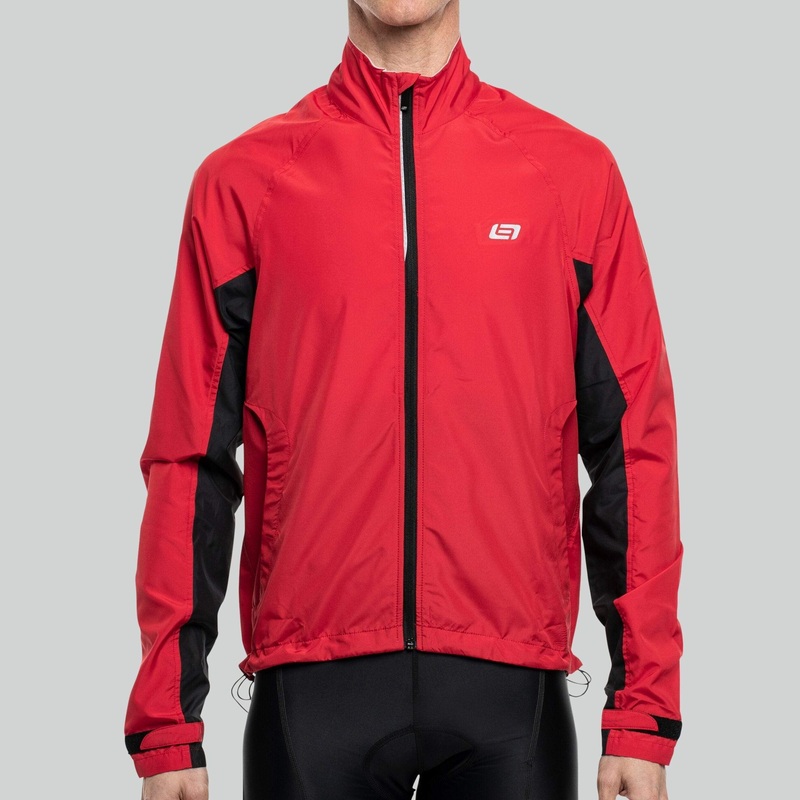 Men's Red Velocity Bike Jacket