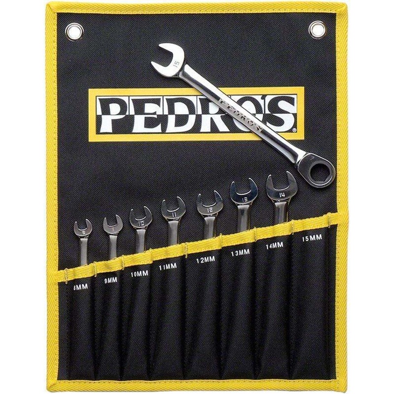 Ratcheting Combo Bike Wrench Set