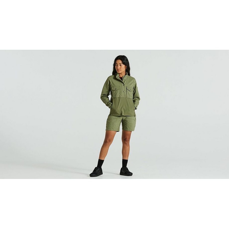 s/f rven anorak wmn jacket green xs