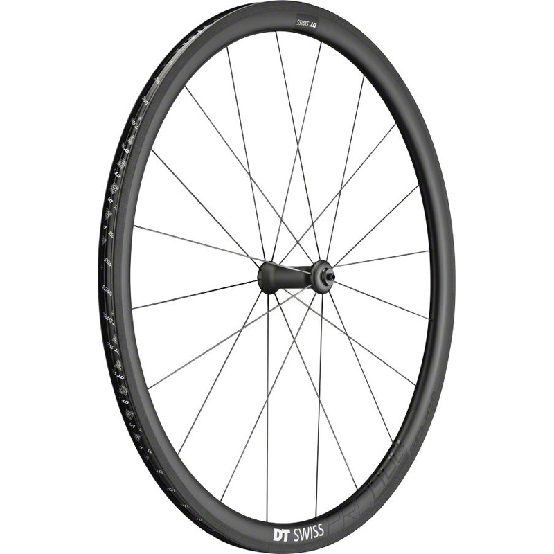 PRC 1400 Spline Front Wheel - 700 QR x 100mm Rim Brake Black