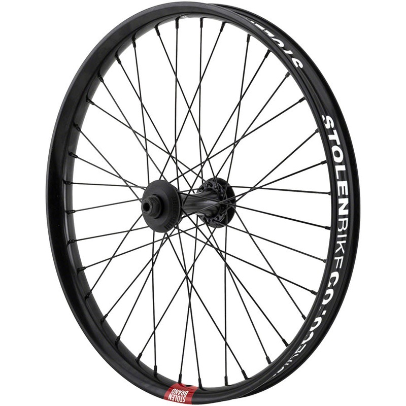 Rampage Pro Street Front Wheel - 20" 3/8" x 100mm Brakeless Black