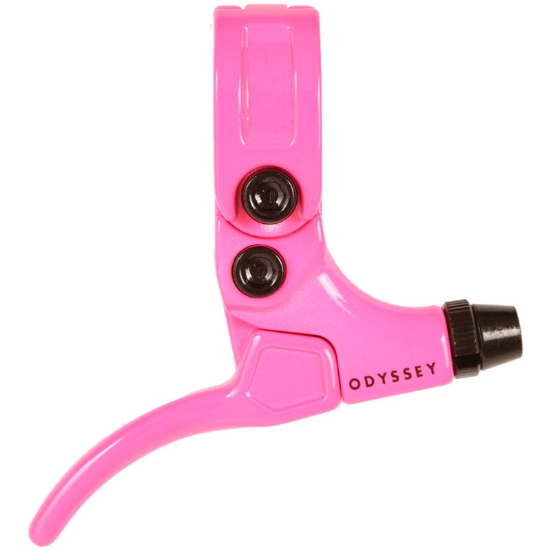 Monolever Short Brake Lever - Right Hot Pink