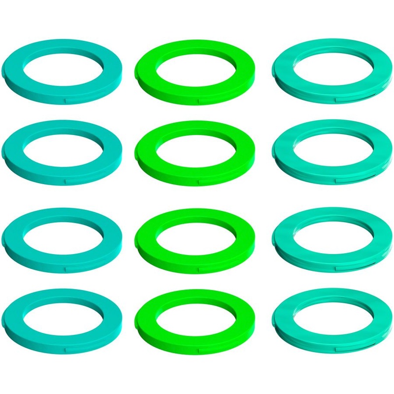 Magura 4-Piston Caliper Colored Cover Kit - Single Caliper - Neon Green, Cyan, Mint