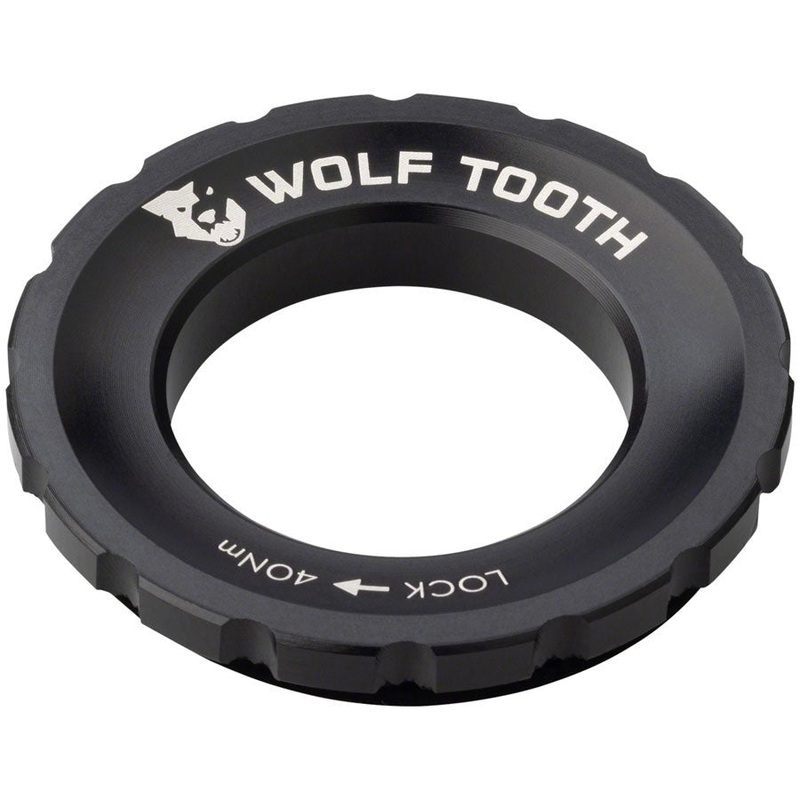 Wolf Tooth CenterLock Rotor Lockring - External Splined Black
