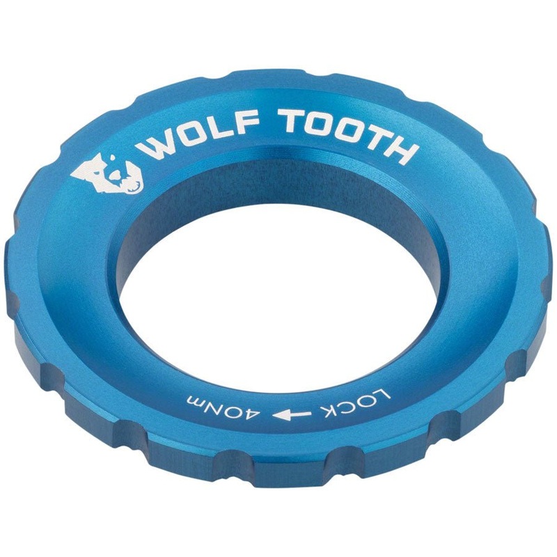 Wolf Tooth CenterLock Rotor Lockring - External Splined Blue