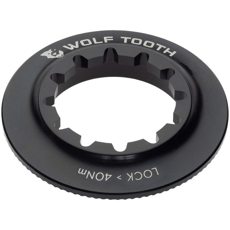 Wolf Tooth Centerlock Rotor Lockring - Internal Splined Black
