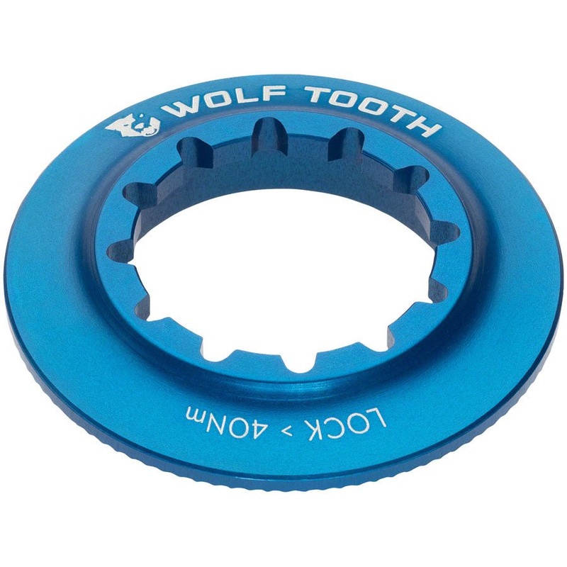 Wolf Tooth Centerlock Rotor Lockring - Internal Splined Blue