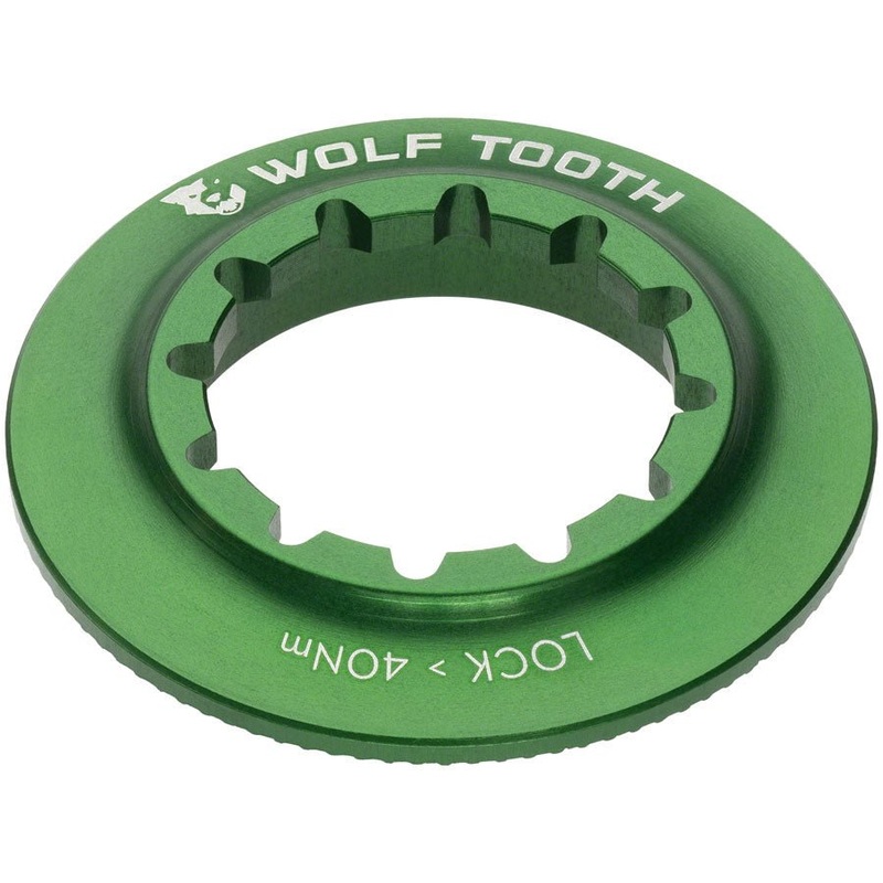 Wolf Tooth Centerlock Rotor Lockring - Internal Splined Green