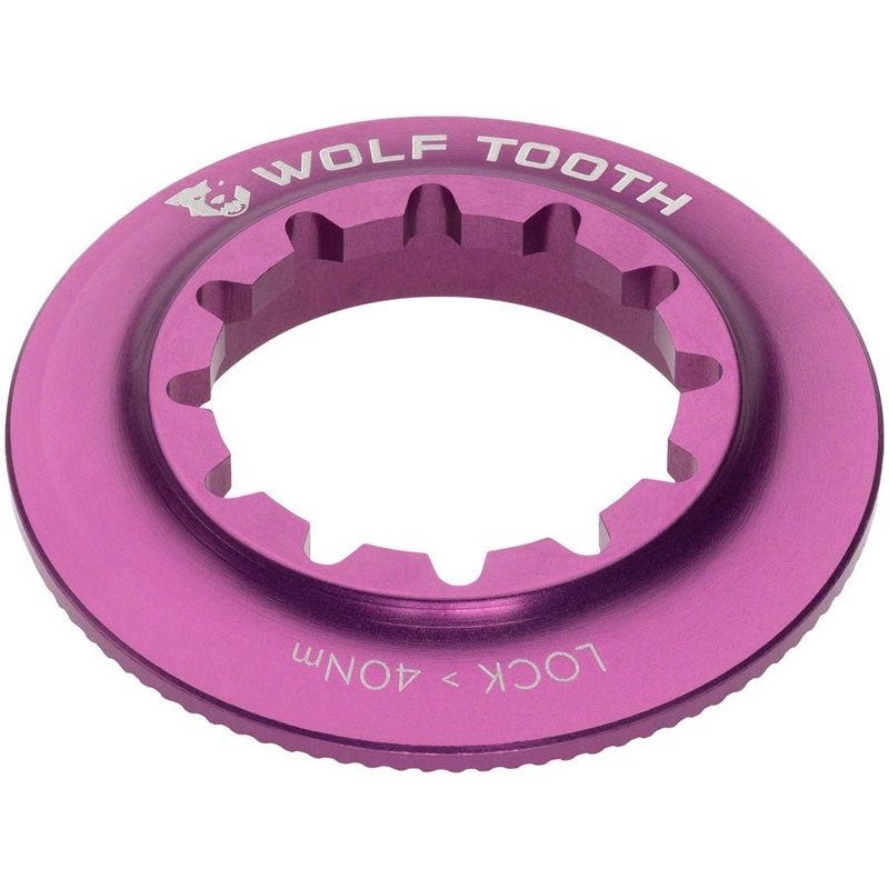 Wolf Tooth Centerlock Rotor Lockring - Internal Splined Purple