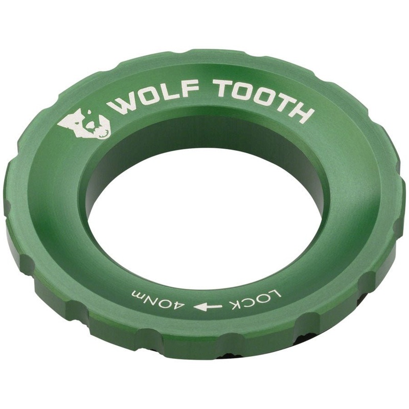 Wolf Tooth CenterLock Rotor Lockring - External Splined Green