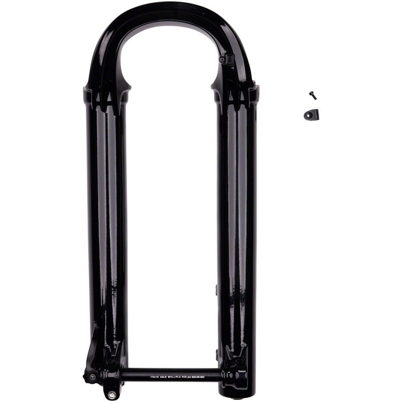 2021 + Fox 38 Fork Lower Leg Assembly - 27.5" - 180mm Max Travel - 15x110 QR Boost - Factory Shiny Black