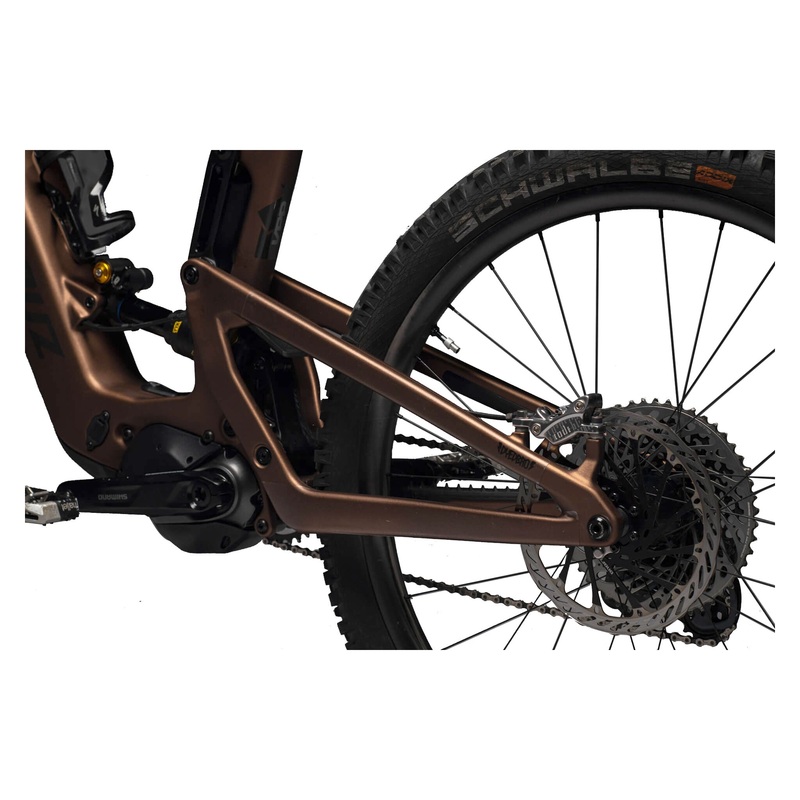 DYEDBRO E-Bike Frame Protection - Clear/Gloss Black