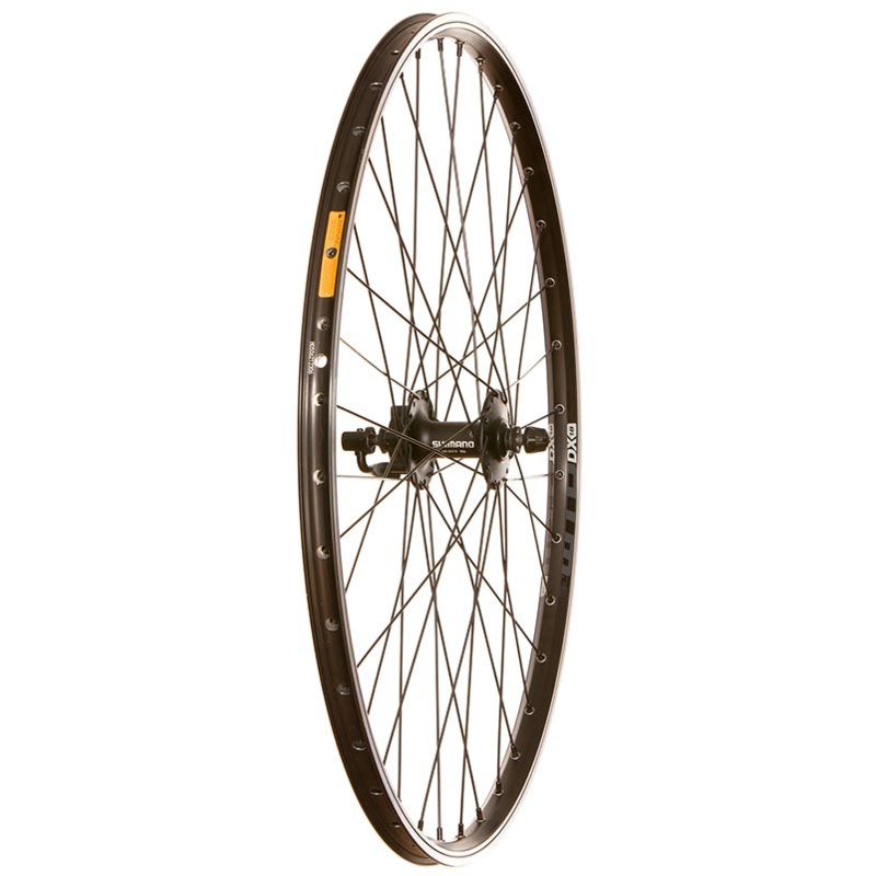 Shimano M475 on WTB DX18 Disc 700c Road Wheel - Front