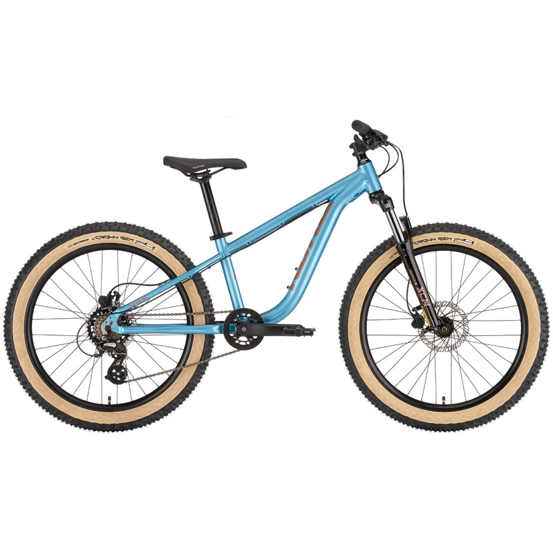 Kona Honzo 2-4 24" Kids Bike - Gloss Metallic Blue - 2023