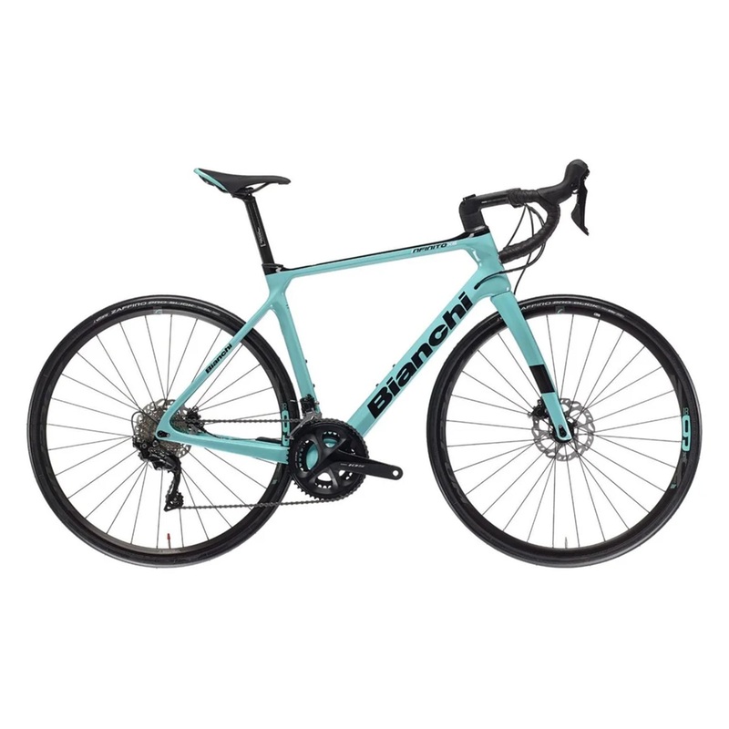 Bianchi Infinito XE Disc 700c - 105 12 Spd - Celeste-Black Gloss