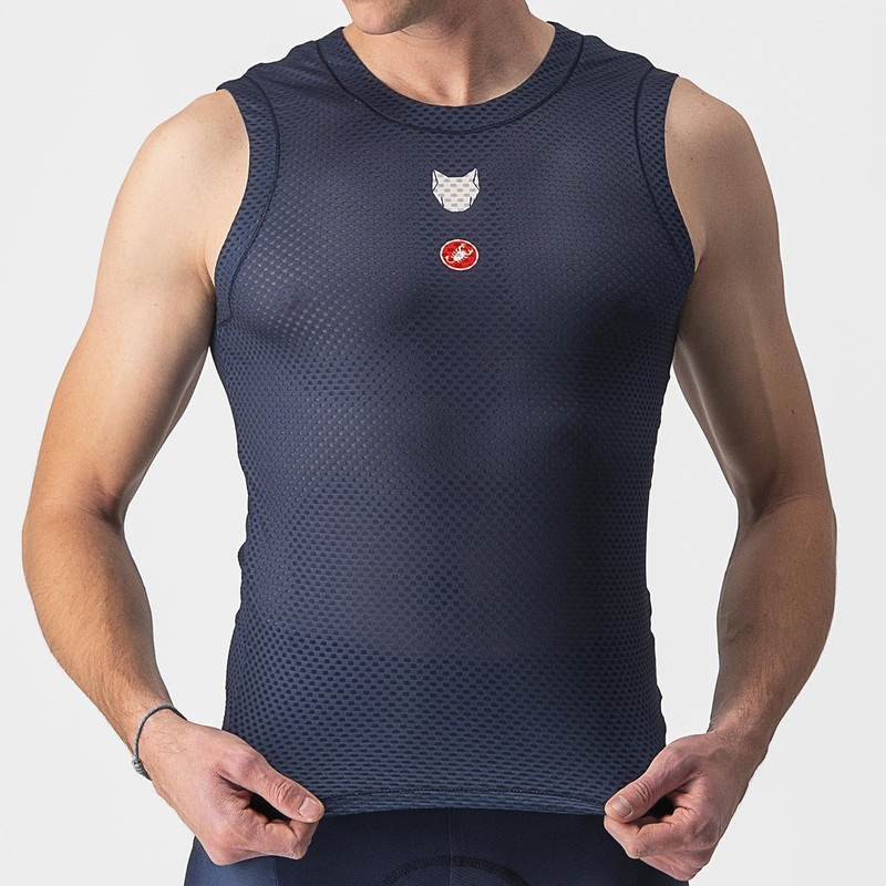 Maglia intima senza maniche Castelli Soudal Quick-Step 2024 Pro Mesh
