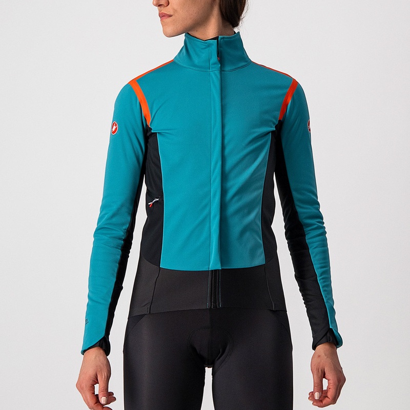 Giacca donna Castelli Alpha RoS 2 - Azzurro